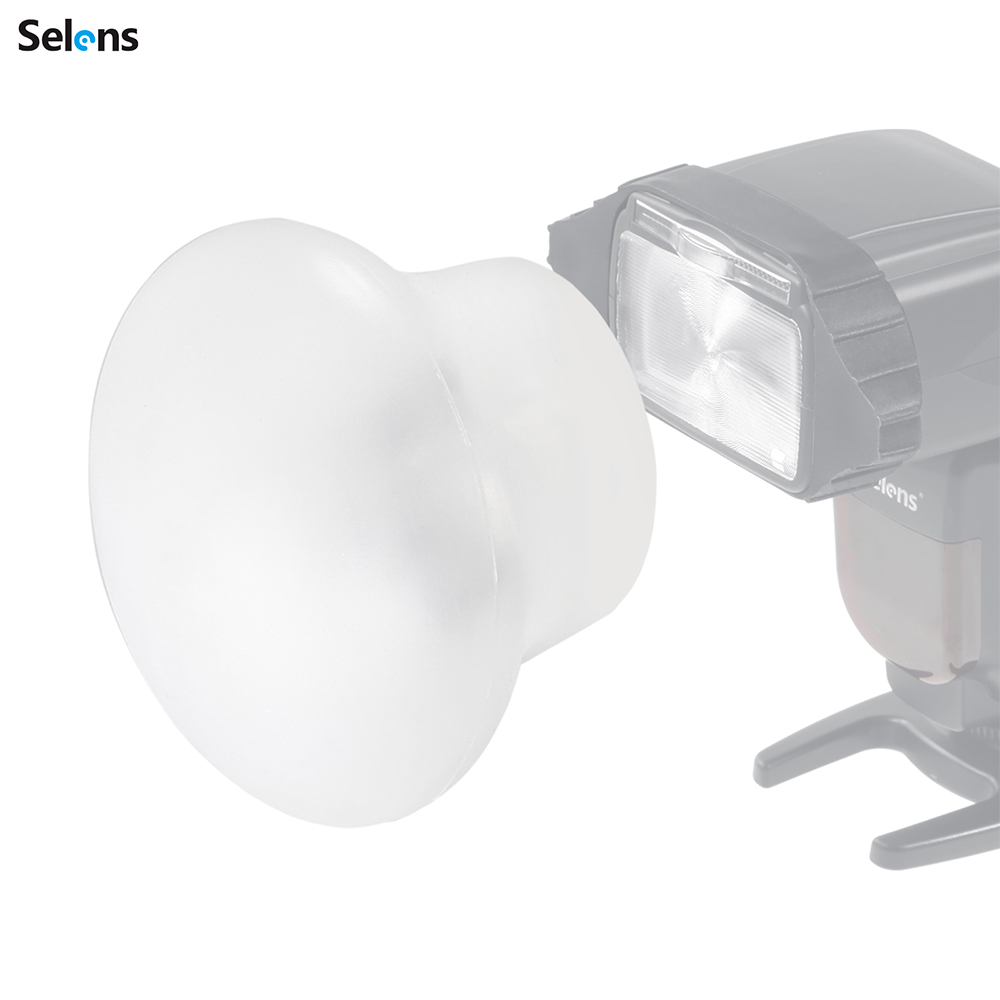 Selens Bộ Khuếch Tán Đèn Flash Bộ Khuếch Tán Hình Cầu Silicon Từ Tính Với Đế Bộ Điều Chỉnh Ánh Sáng Mô-đun Và Bộ Gel Lọc Để Chụp Ảnh Studio Đèn Flash Chụp Ảnh