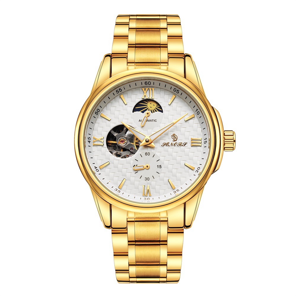 SENOR%20Men's%20Watch%20Mechanical%20Night%20Light%20Business%20Watch%20Stainless%20Steel%20SN018%20-%20Image%205