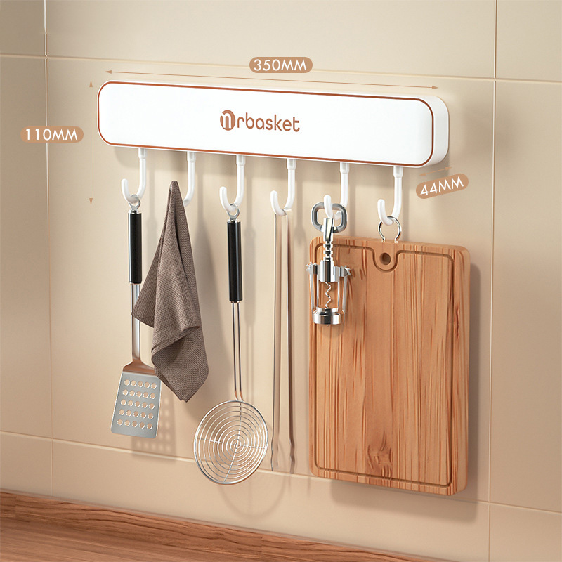 Knife holder Wall-mounted perforation-free kitchen strong adhesive hook storage rack Kitchen knife multi-functional knife holder storage rack