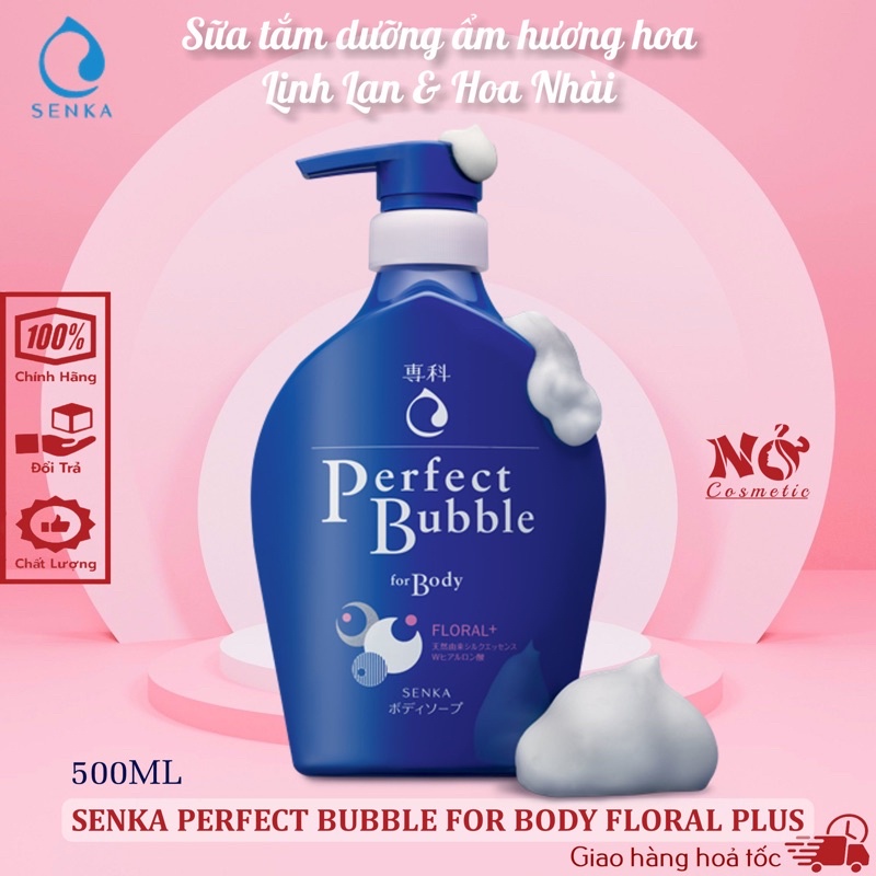Sữa tắm dưỡng ẩm trắng da senka của Shiseido Senka 500ml