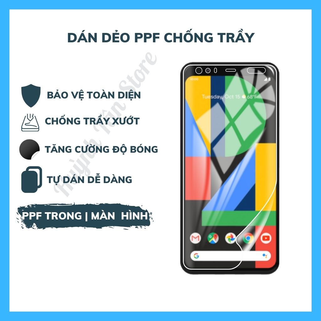 Miếng dán PPF cho google pixel 4 pixel 4xl bảo vệ toàn diện (Tặng 1 Miếng Dự Phòng).