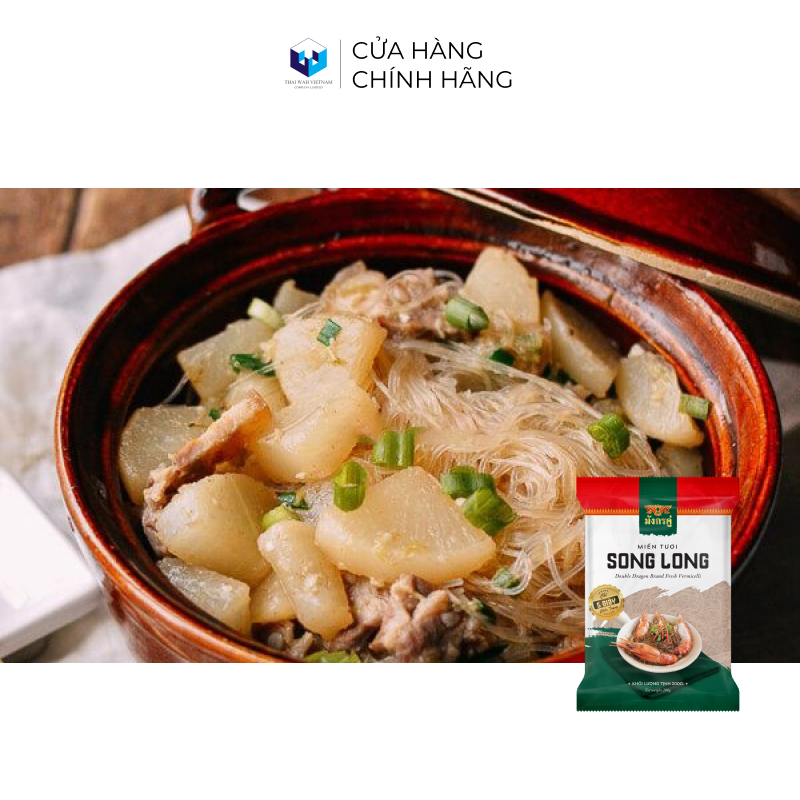 Miến tươi SONG LONG 200 g (Không cần ngâm - 5 giây chần trụng)