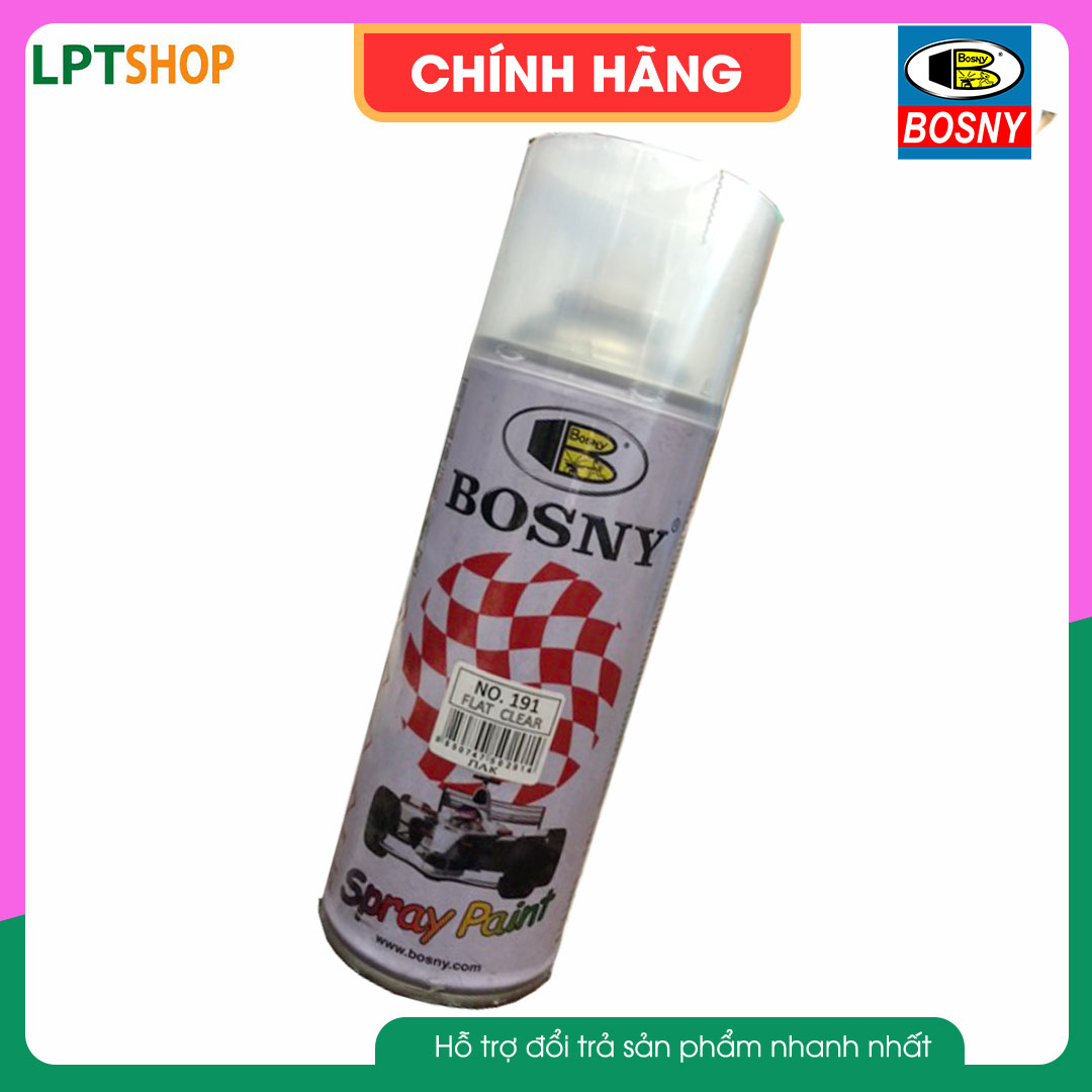 Sơn xịt bóng mờ, bóng trong Bosny 191/190 (Bonsy Spray)