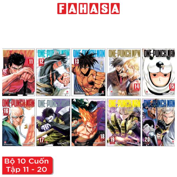 Fahasa - combo sách hay manga - one punch man: tập 11 - 20