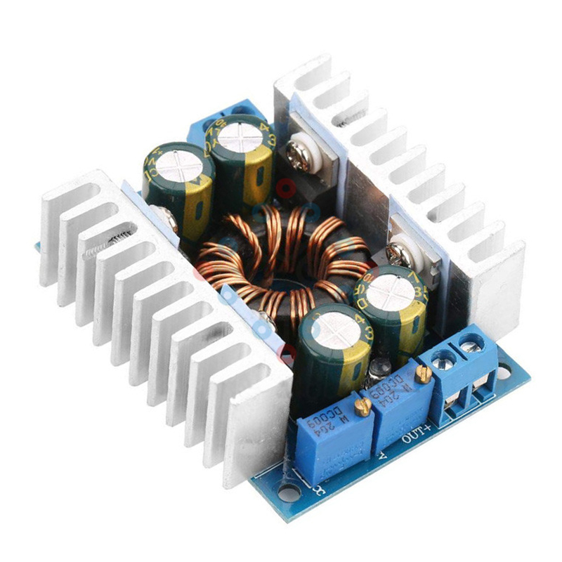 Dc-dc 5-30v to 1.25-30v 12v 24v 8a automatic adjustable step up down boost buck converter power module voltage regulator for car
