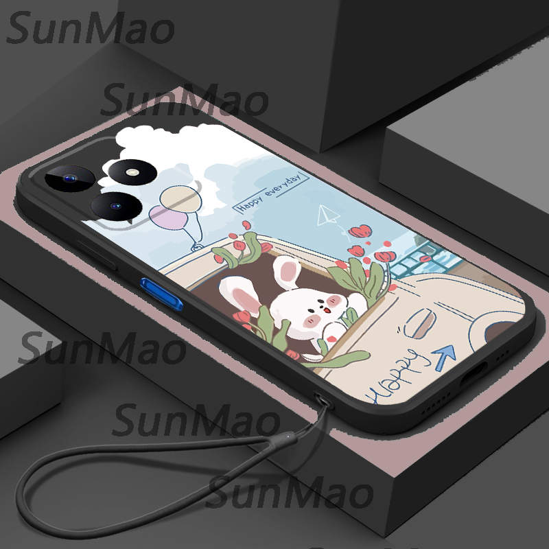Casing Realme Note 50 phone case Camera Full Package Square protective cover CHA14