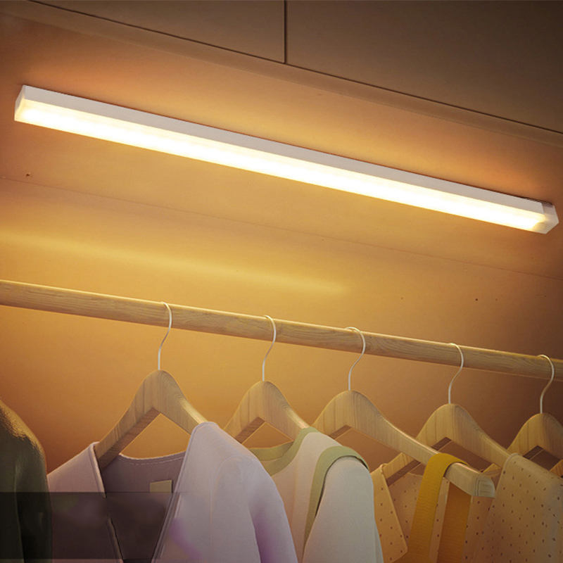 Long strip sensor light human body sensor light led night light kitchen wardrobe cabinet corridor light