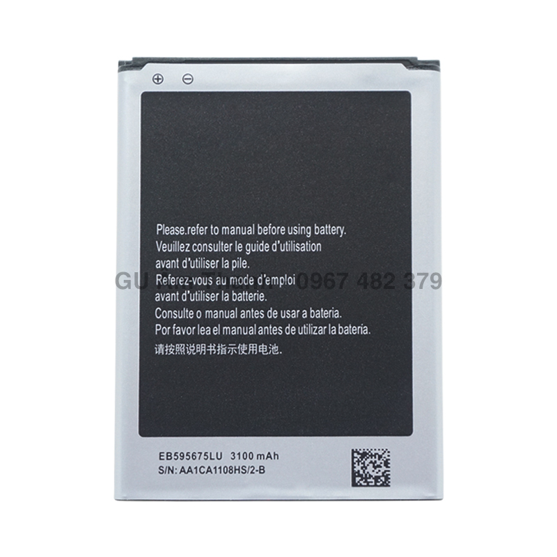 Pin cho samsung galaxy note 2 n7100 dung lượng 3100mah