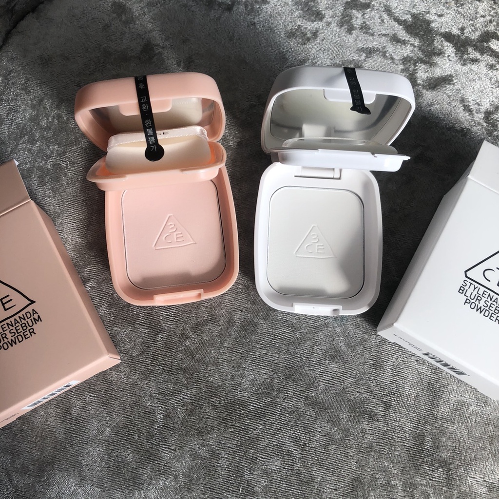 Phấn Phủ Nén 3CE Blur Sebum Powder 7.4g