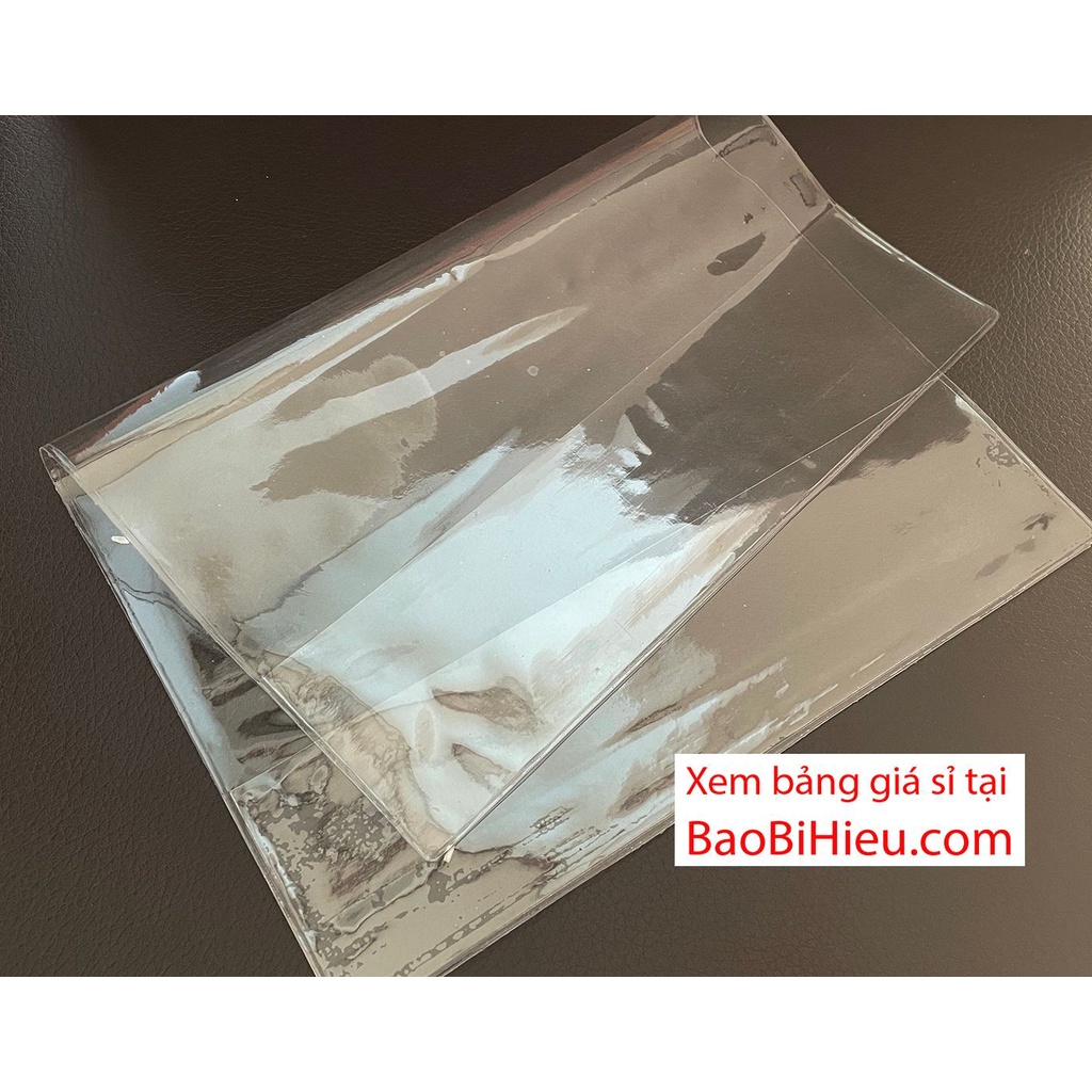 Combo bọc sổ A5 bằng PVC (Sổ tiêm chủng, sổ khám bệnh, sổ liên lạc cỡ A5)... Bao bì Hiếu
