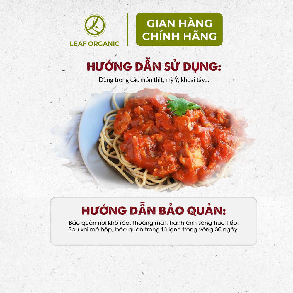 Sốt tương cà ketchup hữu cơ Luce 500g -Leaf organic