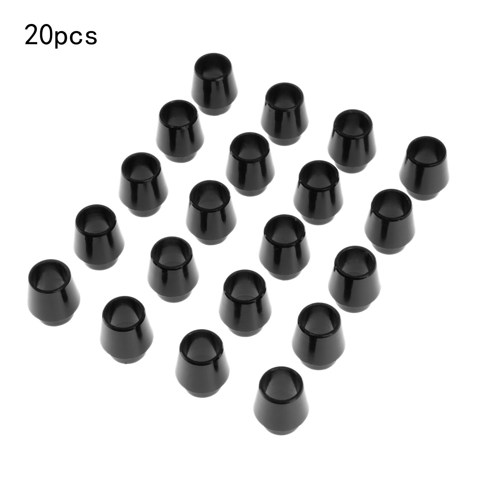 20pcs black golf ferrules fit for callaway 815 razrx-hot2 shaft sleeve adapter replacement tip size 0.335/0.350