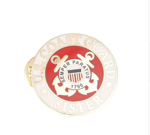 Tomwang2012. us guard sister metal small pin mini badge military gift