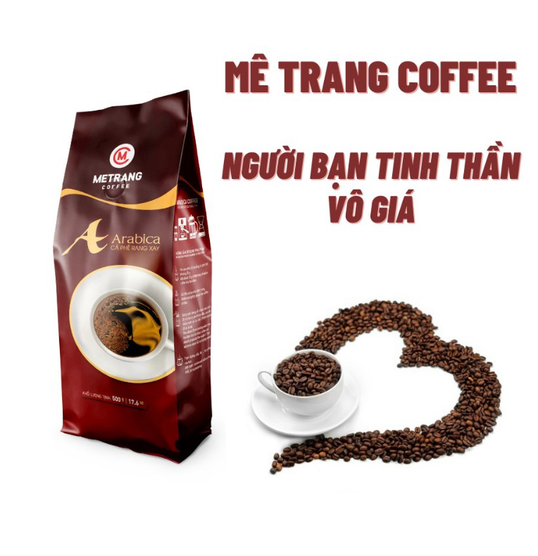 Cà Phê Mê Trang Arabica (100% Hạt Arabica)Túi Bột