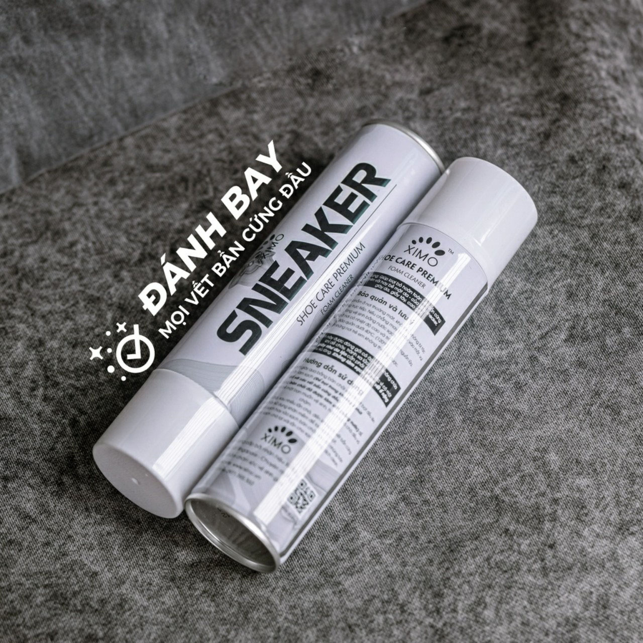 Chai xịt tạo bọt vệ sinh giày Ximo Sneaker 300ml HKD16