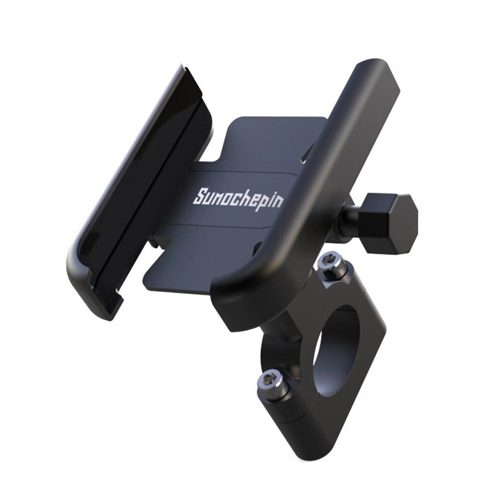 Motorcycle Bicycle Phone Holder Aluminum Alloy Moto Rearview Mirror Handlebar Clip Stand Mount Phone Stand Bracket For Cycling