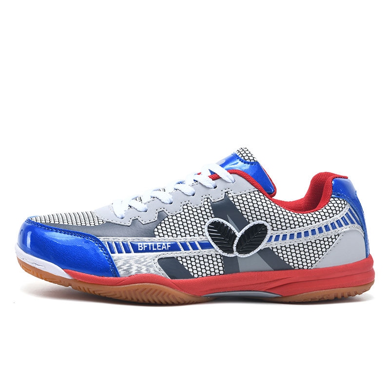 ❍ STIGA Original Special Price Professional Authentic Blue Butterfly Table Tennis Shoes For Men And Women Tendon Bottom Breathable Competition Sports Shoes