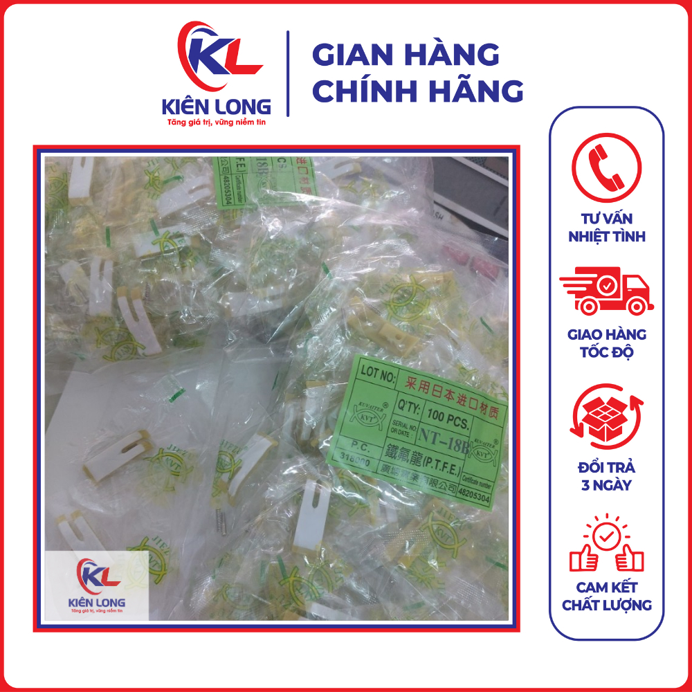 Combo 10 đế chân vịt nt18b chính hãng phụ kiện nghành may đế chân vịt nhựa 5 ly