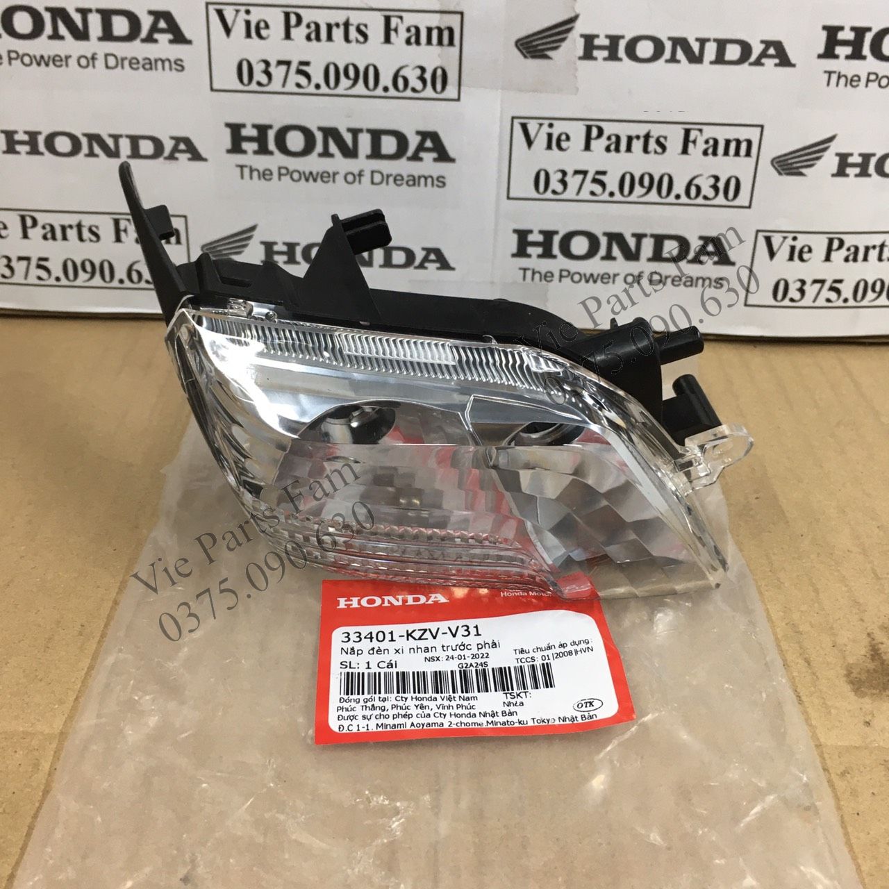 Xi nhan trước trái hoặc phải dream 110 2013-2016, hàng din honda mới 100%
