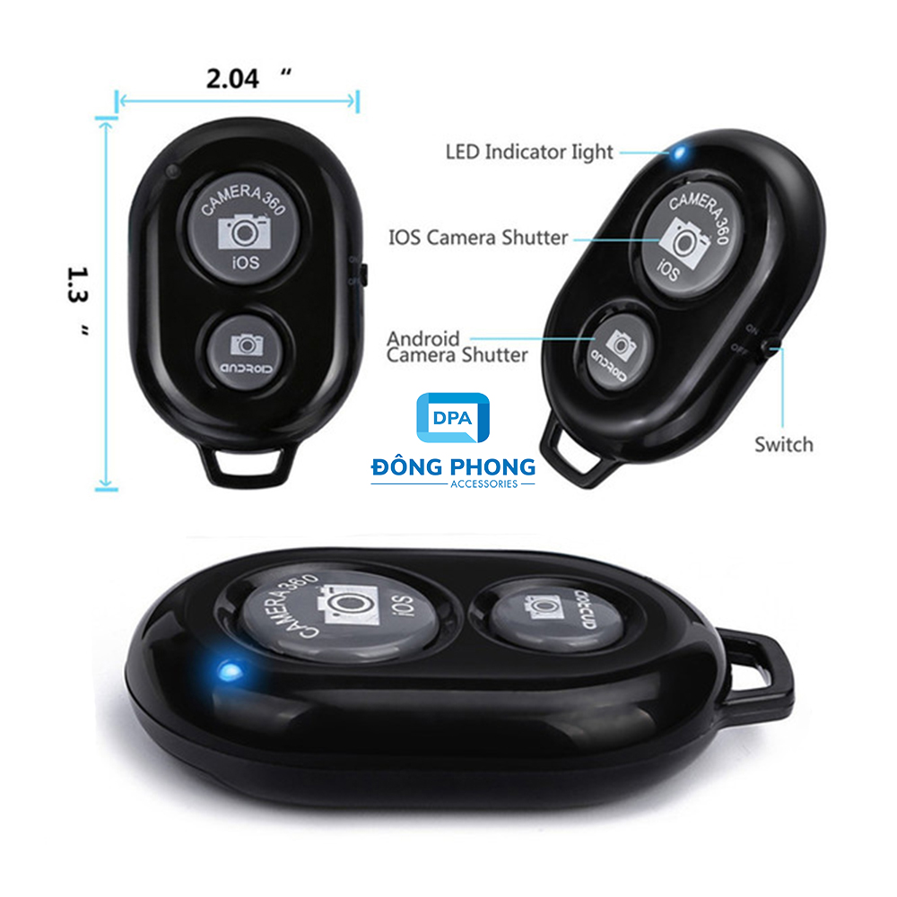 Remote Bluetooth Chụp Ảnh Từ Xa Cho Điện Thoại