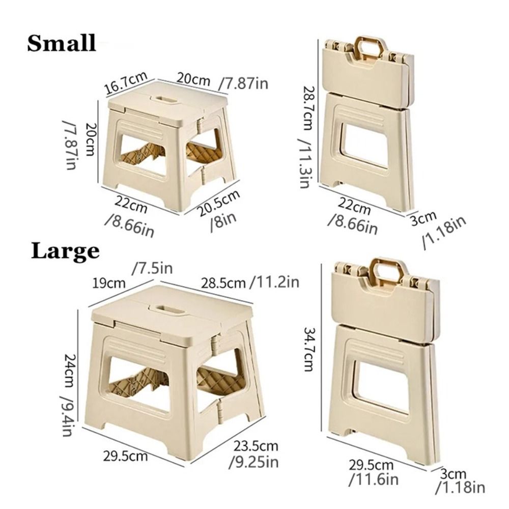 Portable%20with%20Handle%20Folding%20Step%20Stool%20Collapsible%20Lightweight%20Small%20Bench%20Thickened%20Plastic%20Footstool%20Hiking%20-%20Image%202