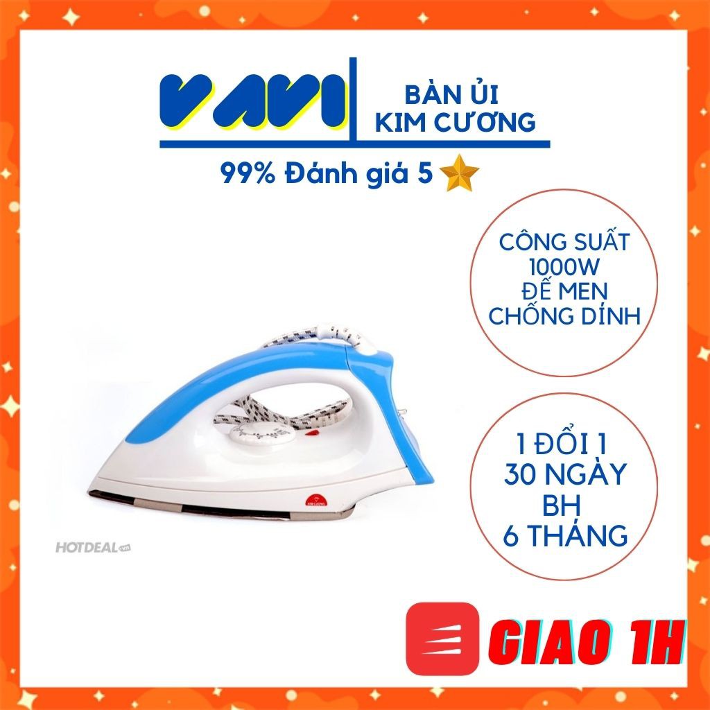 Bàn ủi kim cương t602 cao cấp , bàn là ủi sấy khô làm phẳng quần áo có điều chỉnh nhiệt độ. bàn ủi khô kim cương đế chống dính t602 cao cấp