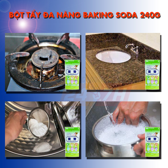 Bột tẩy đa năng Baking soda 240g