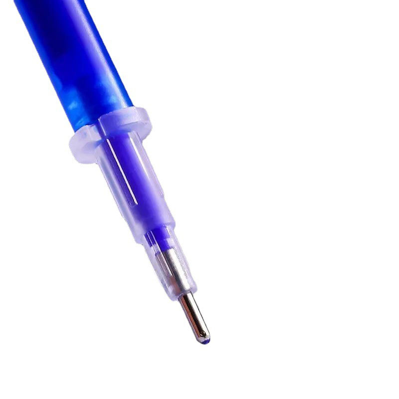 20 Sets / Set Of Rewritable Gel Pen Erasable Refill 0.38mm Needle Refill Blue Black Ink Blue Red Ink School Writing Stationery. 