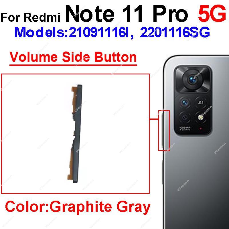 NEW%20%E3%80%90Unique%20features%E3%80%91Up/Down%20Volume%20Side%20key%20For%20Xiaomi%20Redmi%20Note%2011%2011S%20Pro%20Plus%204G%205G%20Volume%20Button%20Side%20Button%20Replacement%20Repair%20Spare%20Parts%20-%20Image%206
