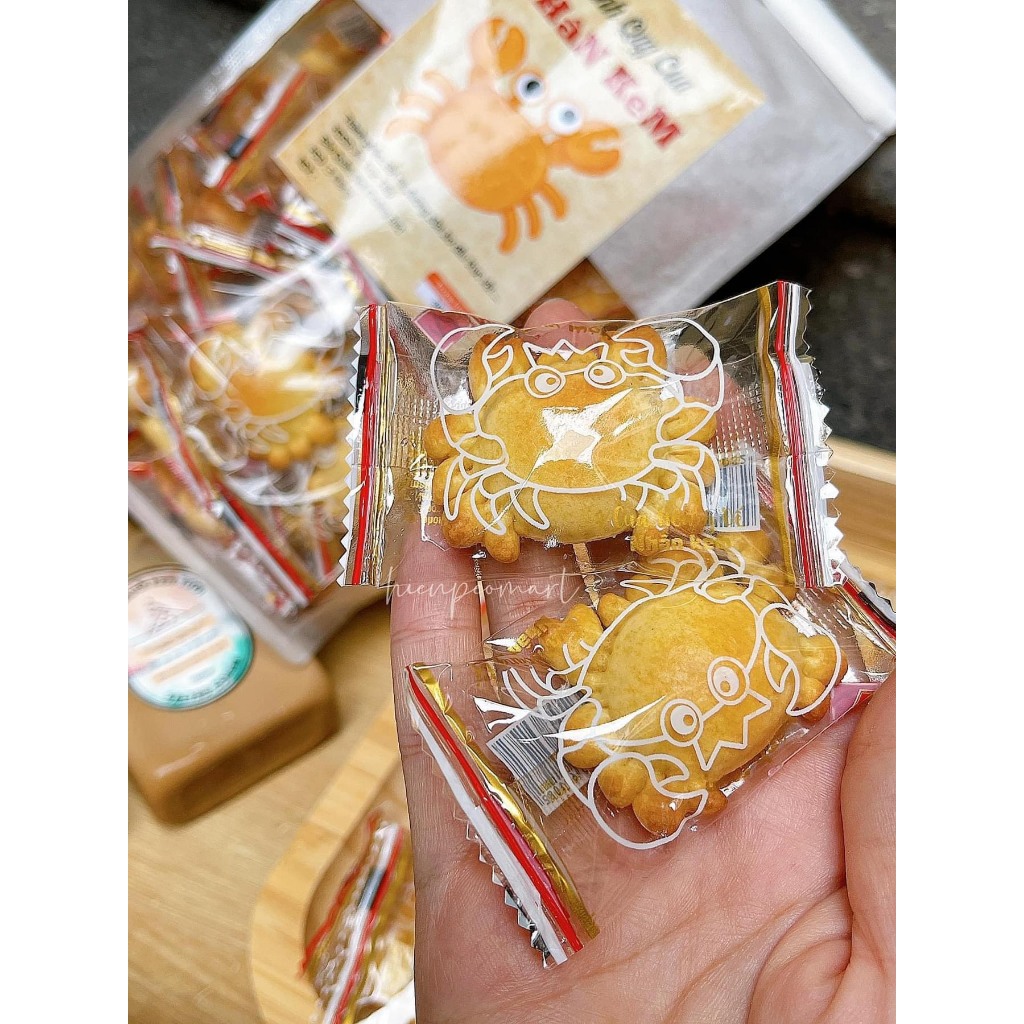 Bánh quy cua nhân kem bơ sữa An Bình siêu hot
