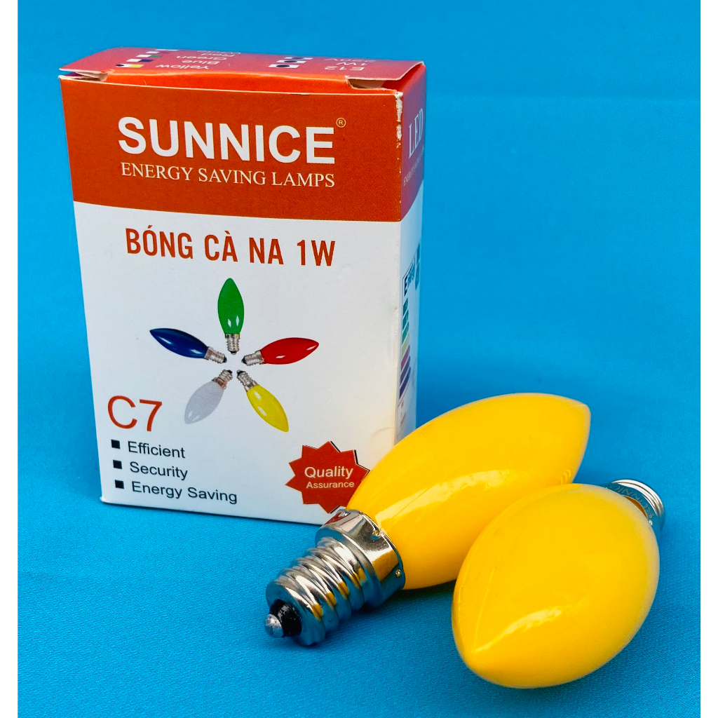 BÓNG CÀ NA 1W 2CÁI/1HỘP (VÀNG)