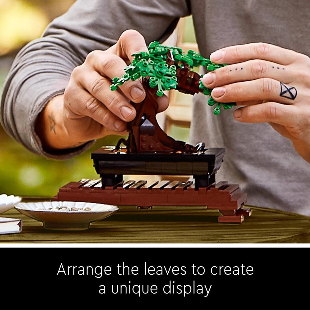 Bộ Đồ Chơi Lắp Ráp LEGO Cây Bonsai 10281 (878 Miếng)