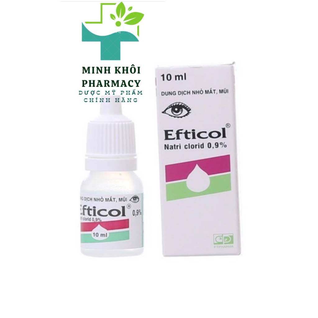 Nước muối sinh lý Efticol 0.9%