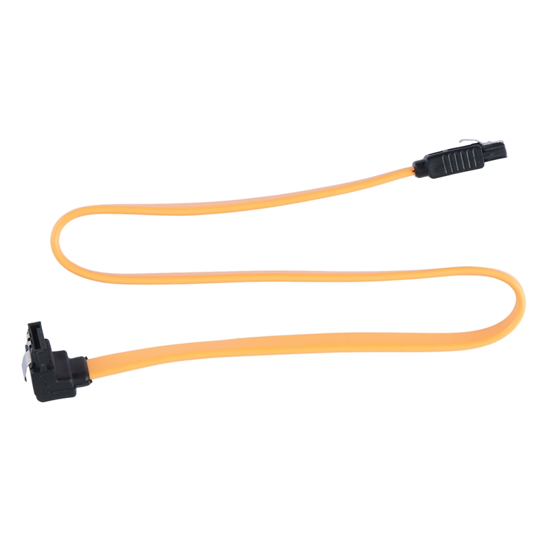 【SHX】-20 Pcs SATA 3 6Gbps Cable 90 Degree Angle Serial SATA III HDD SSD