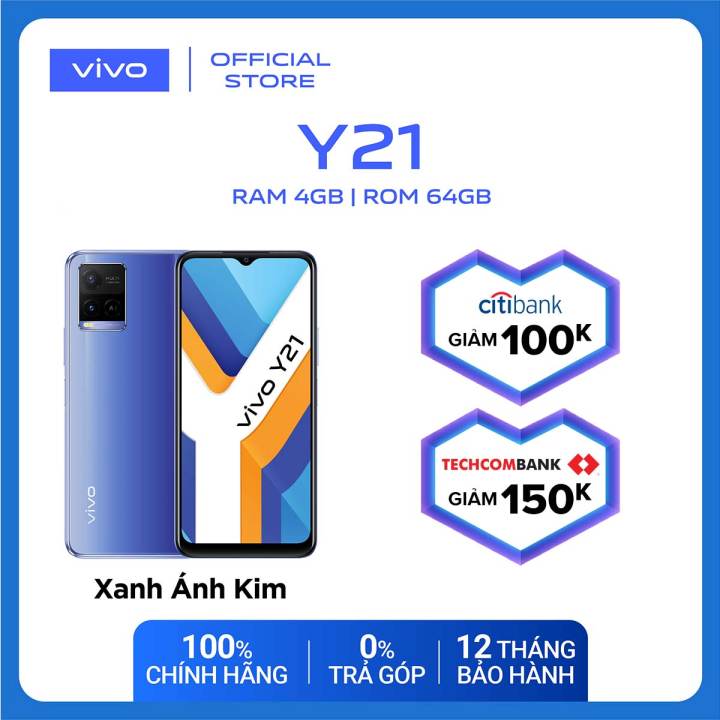 Điện thoại vivo Y21 (4GB/64GB)