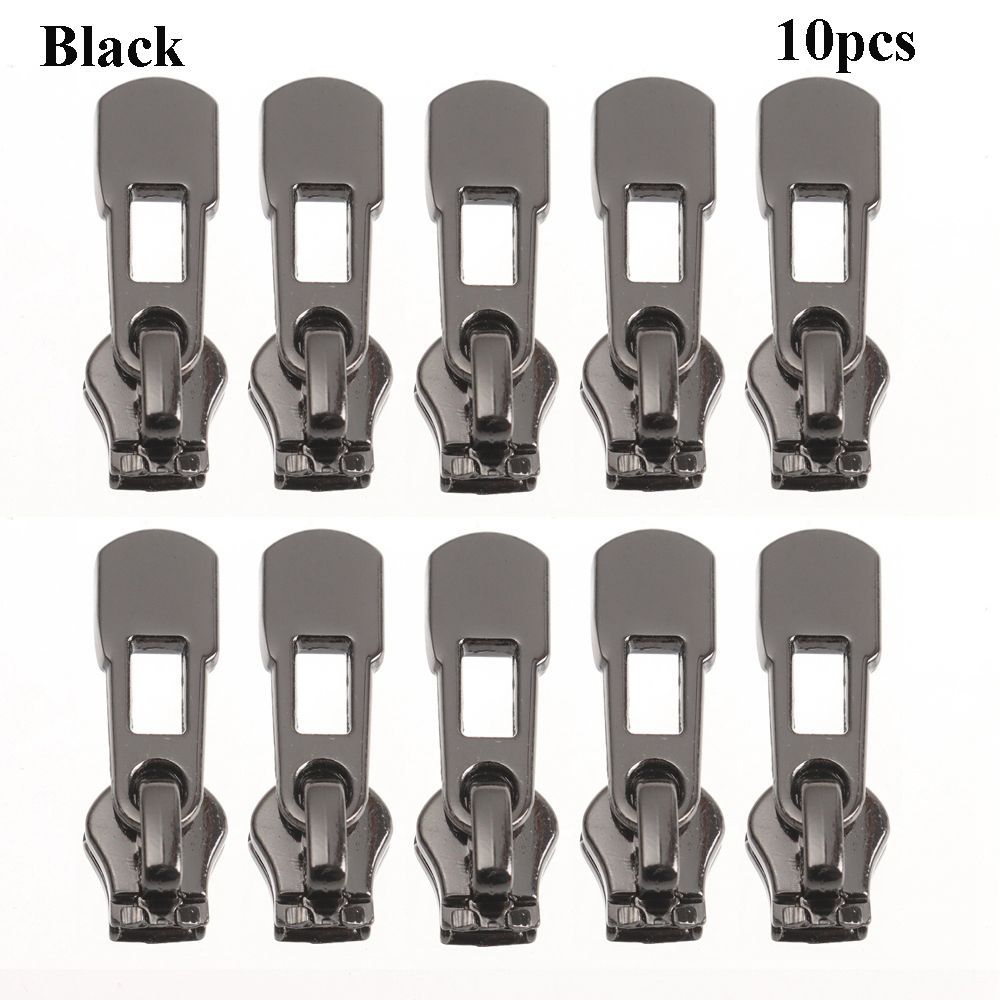 EASYEAH 5/10pcs 4 colors Zippers Replacement Universal Zip Slider