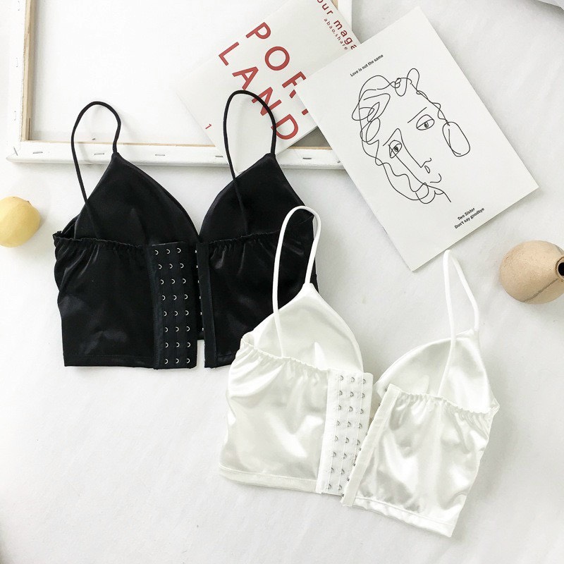 Áo Bra Satin Phi Lụa 2 Dây Sexy