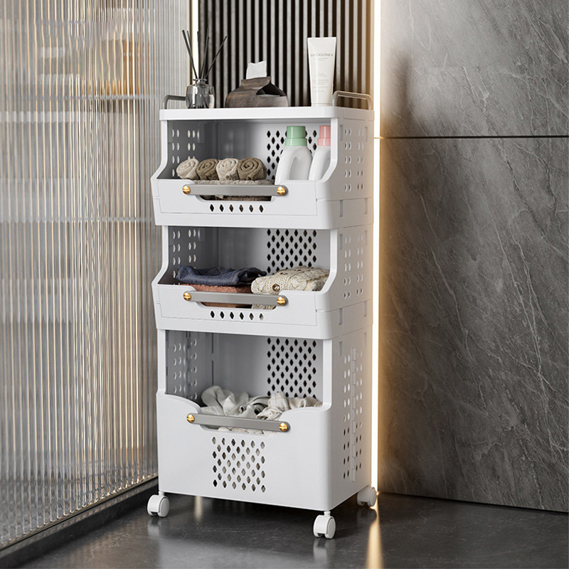 Laundry basket Large capacity foldable laundry basket storage basket Household bathroom storage rack Laundry basket wall hanging