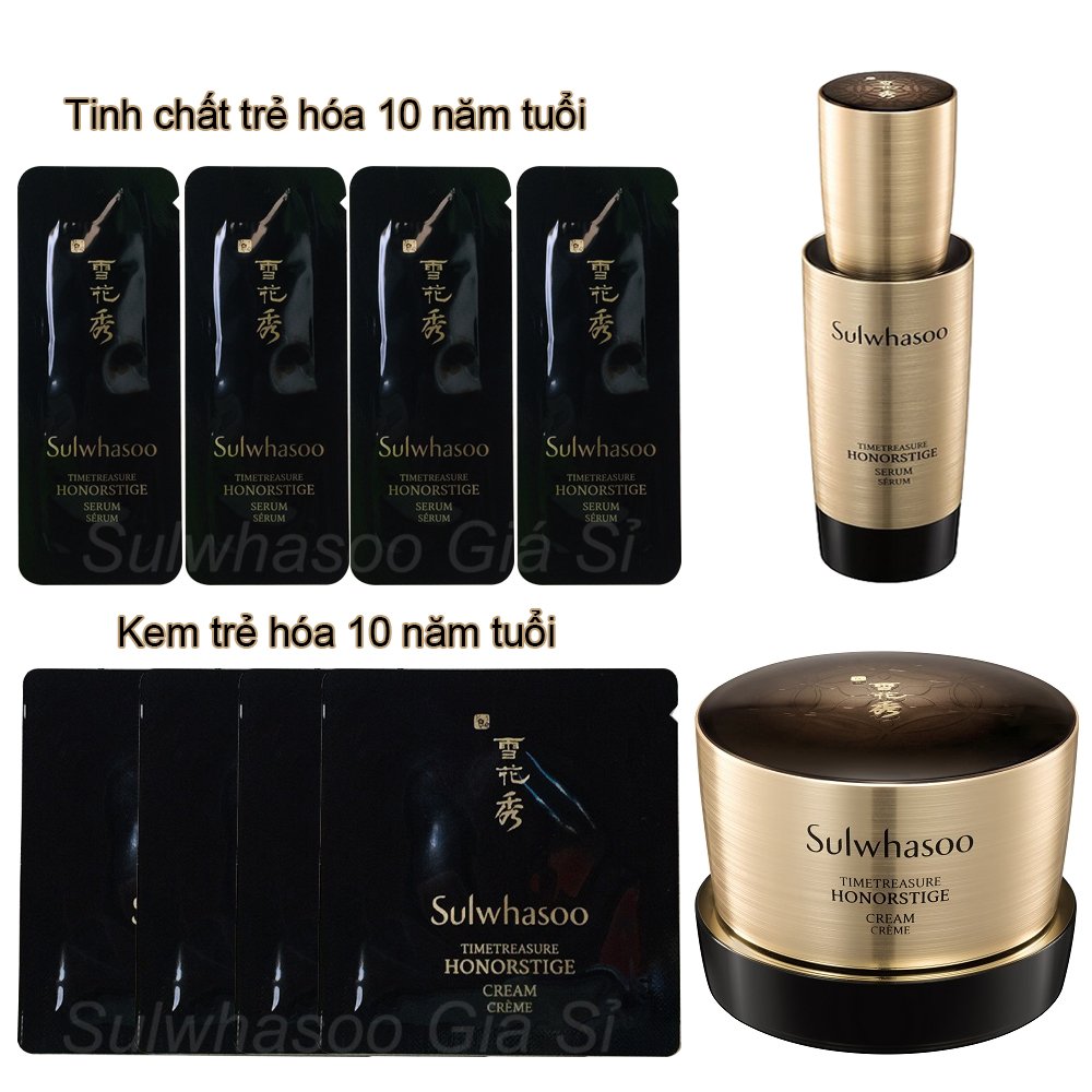 Combo 12 gói Kem trẻ hóa 10 năm tuổi Sulwhasoo Timetreasure Honorstige Cream sulwhasoogiasi
