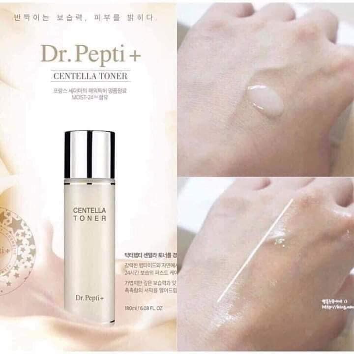 Nước Hoa Hồng căng bóng da Dr. Pepti+ Centella Toner