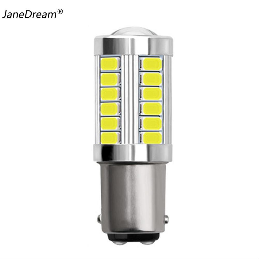 JaneDream 1Pc 12V 1157 33-SMD LED Car Bulb Backup Reverse Light 5630 BA15S P21W