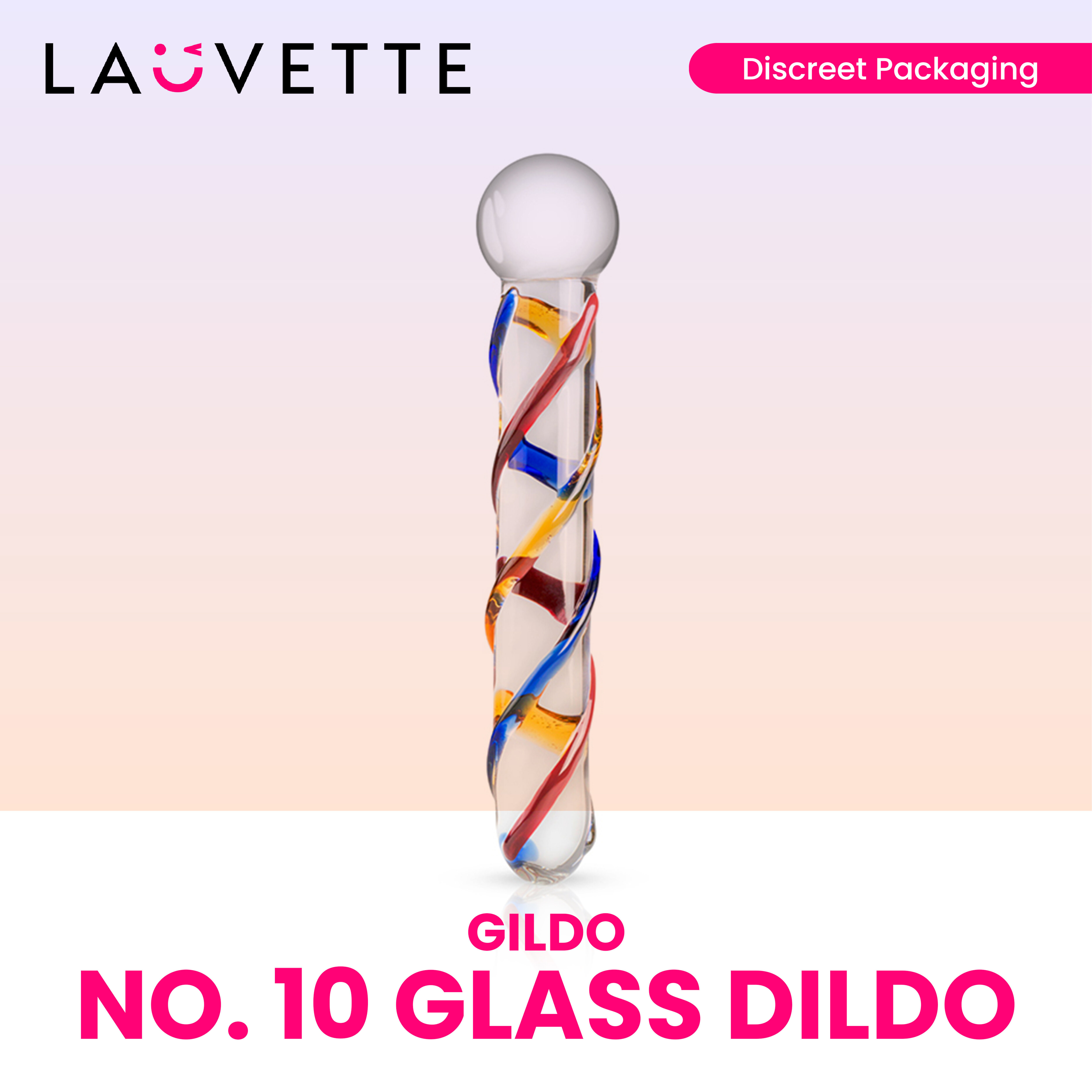 10 Inch Glass Dildo