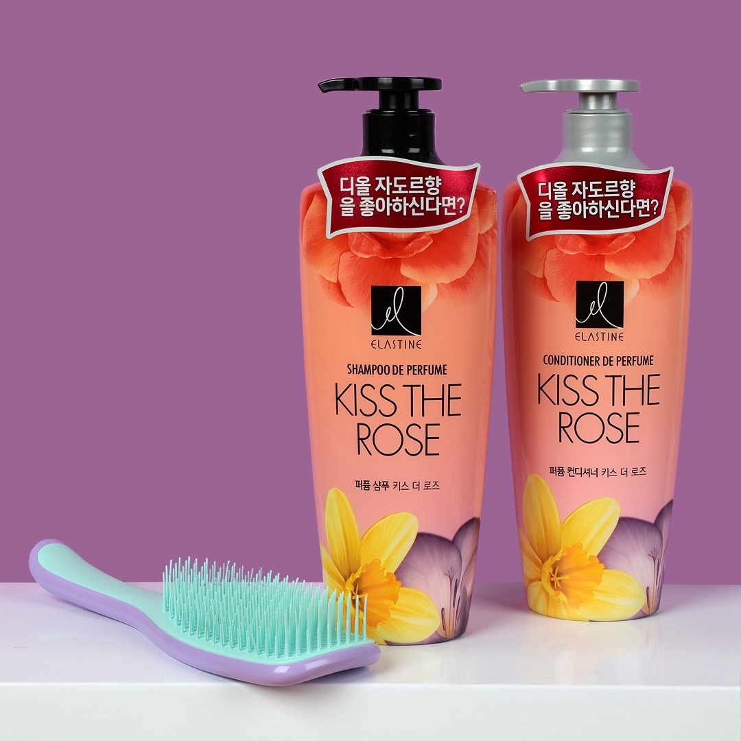 Elastine Shampoo De Perfume Kiss The Rose 600ml