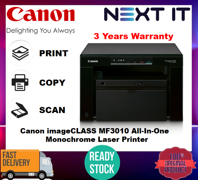 Canon image CLASS MF3010 AllInOne Monochrome Laser Printer Home