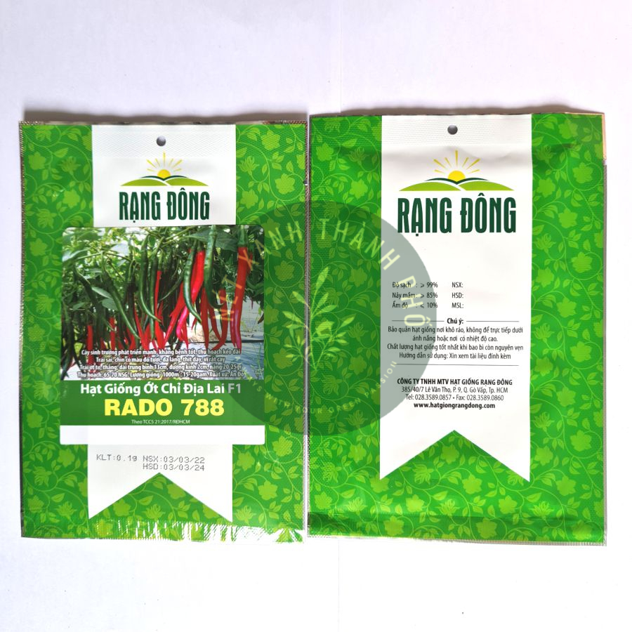 [GIAO HÀNG 2 GIỜ] Hạt giống Ớt Chỉ Địa sai trái 0.2gr