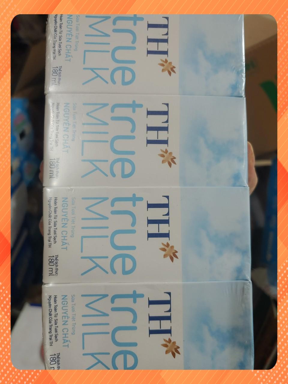 Sữa TH True Milk 180ML( vỉ 4h x180ml)