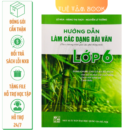 Sách - Hướng dẫn làm các dạng bài văn lớp 6