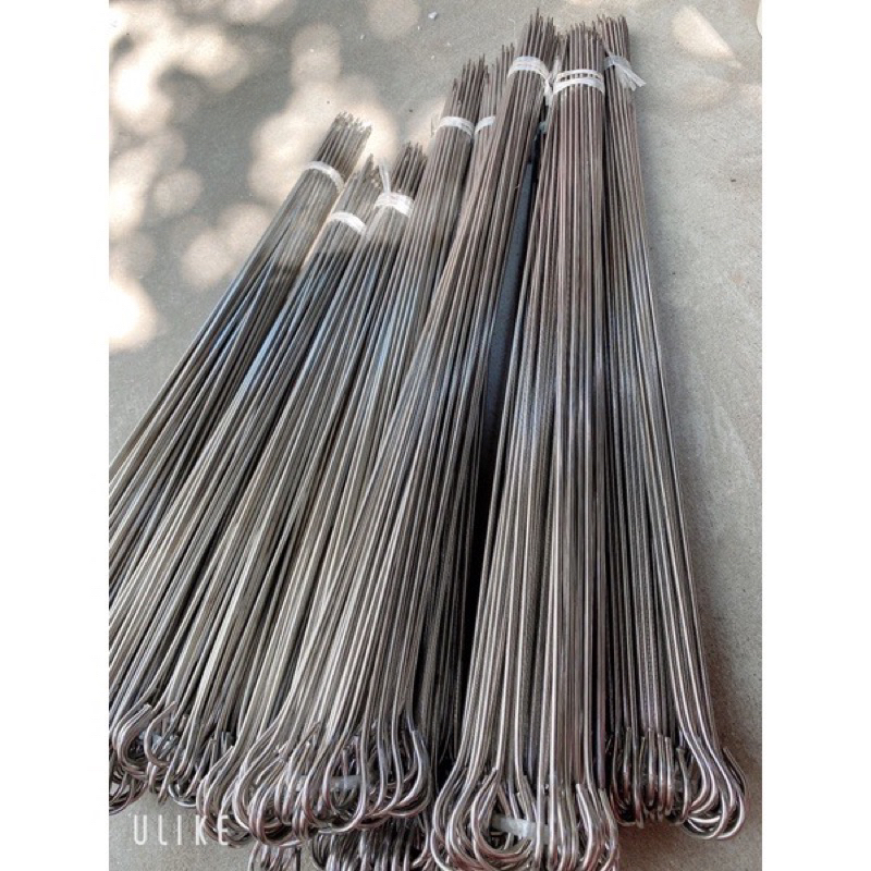 Combo 20 que xiên inox nướng thịt dài 40cm, 50cm,60cm và 70cm