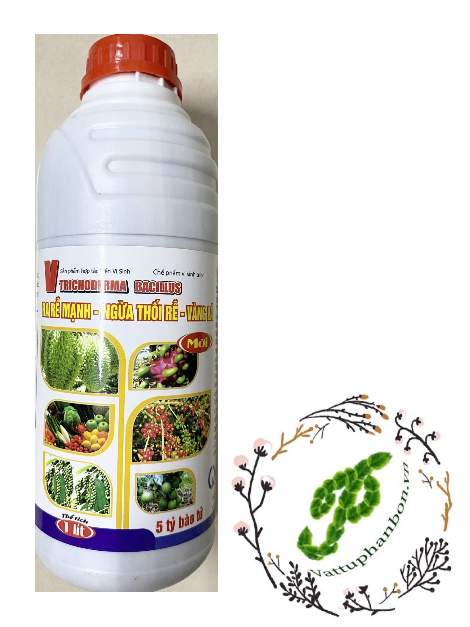 Trichoderma bacillus ra rễ mạnh, ngừa thối rễ, vàng lá - #602a# 1 lít