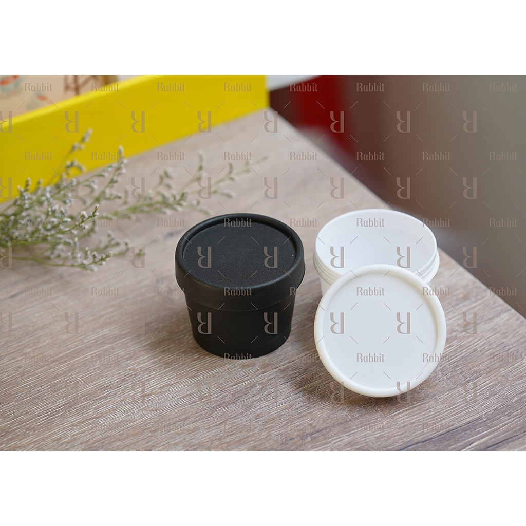 Hủ ly thái,hộp nhựa tròn đựng mỹ phẩm Thỏ Lab 50gr 100gr 200gr